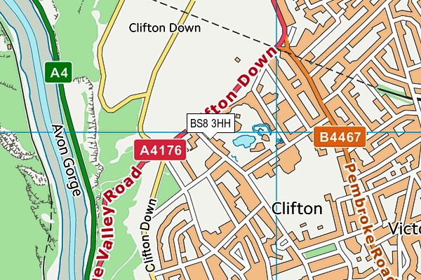 BS8 3HH map - OS VectorMap District (Ordnance Survey) BS8 3HH map - OS VectorMap District (Ordnance Survey)