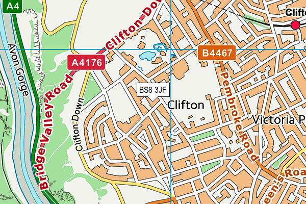 BS8 3JF map - OS VectorMap District (Ordnance Survey) BS8 3JF map - OS VectorMap District (Ordnance Survey)
