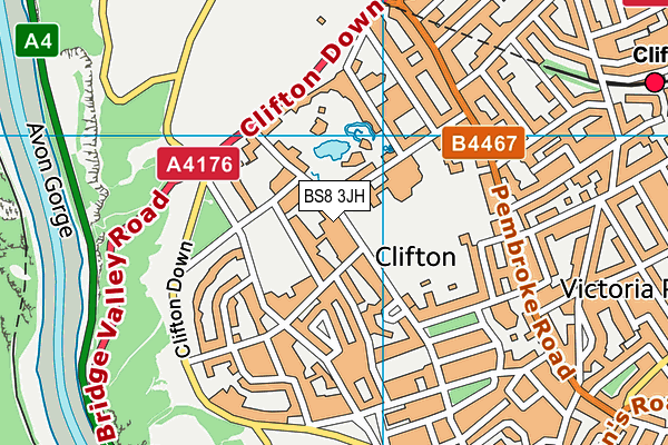BS8 3JH map - OS VectorMap District (Ordnance Survey) BS8 3JH map - OS VectorMap District (Ordnance Survey)