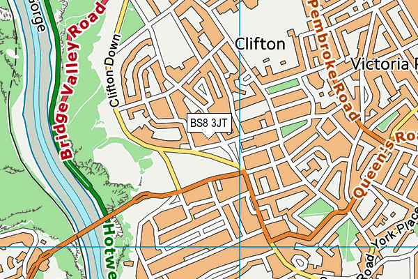 BS8 3JT map - OS VectorMap District (Ordnance Survey) BS8 3JT map - OS VectorMap District (Ordnance Survey)