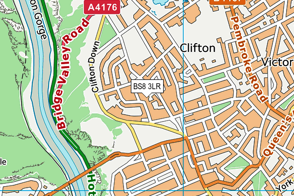 BS8 3LR map - OS VectorMap District (Ordnance Survey) BS8 3LR map - OS VectorMap District (Ordnance Survey)