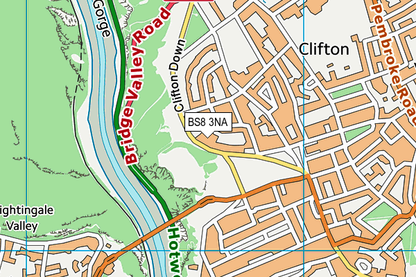 BS8 3NA map - OS VectorMap District (Ordnance Survey) BS8 3NA map - OS VectorMap District (Ordnance Survey)
