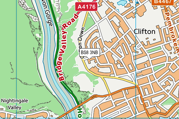 BS8 3NB map - OS VectorMap District (Ordnance Survey) BS8 3NB map - OS VectorMap District (Ordnance Survey)