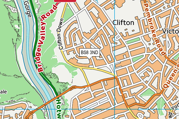 BS8 3ND map - OS VectorMap District (Ordnance Survey) BS8 3ND map - OS VectorMap District (Ordnance Survey)