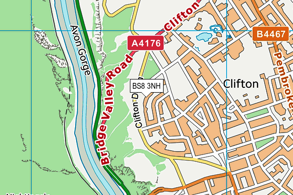 BS8 3NH map - OS VectorMap District (Ordnance Survey) BS8 3NH map - OS VectorMap District (Ordnance Survey)