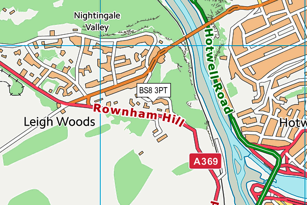 BS8 3PT map - OS VectorMap District (Ordnance Survey)