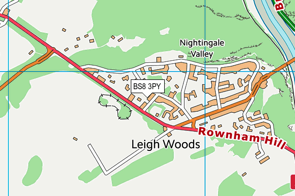 BS8 3PY map - OS VectorMap District (Ordnance Survey)