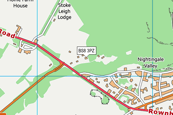 BS8 3PZ map - OS VectorMap District (Ordnance Survey)