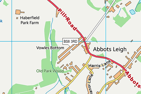 BS8 3RD map - OS VectorMap District (Ordnance Survey) BS8 3RD map - OS VectorMap District (Ordnance Survey)