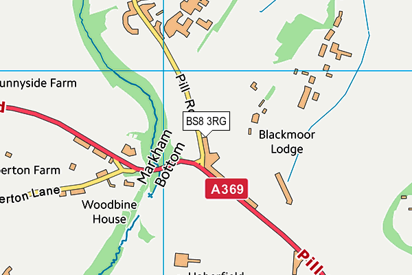 BS8 3RG map - OS VectorMap District (Ordnance Survey)