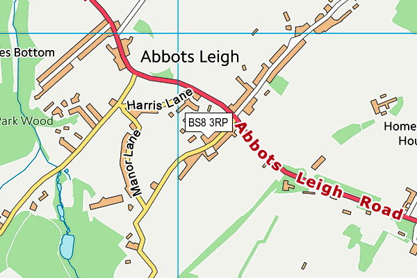 BS8 3RP map - OS VectorMap District (Ordnance Survey)