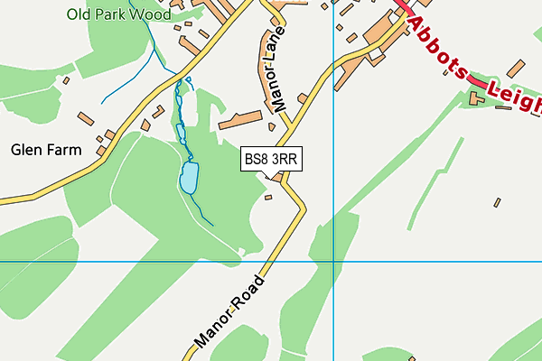 BS8 3RR map - OS VectorMap District (Ordnance Survey)
