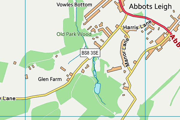 BS8 3SE map - OS VectorMap District (Ordnance Survey) BS8 3SE map - OS VectorMap District (Ordnance Survey)