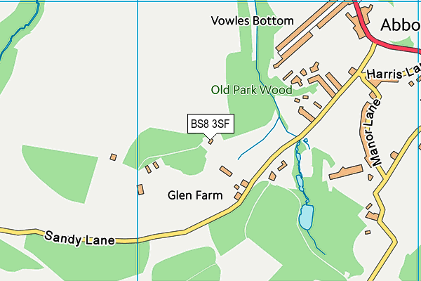 BS8 3SF map - OS VectorMap District (Ordnance Survey) BS8 3SF map - OS VectorMap District (Ordnance Survey)