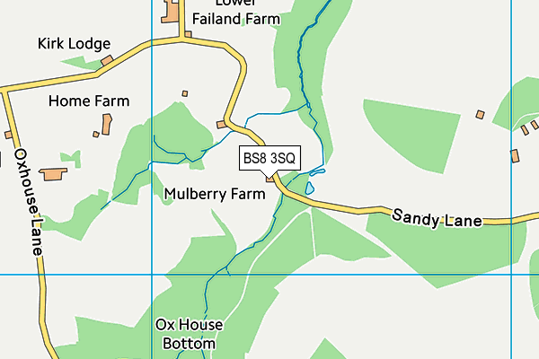 BS8 3SQ map - OS VectorMap District (Ordnance Survey)
