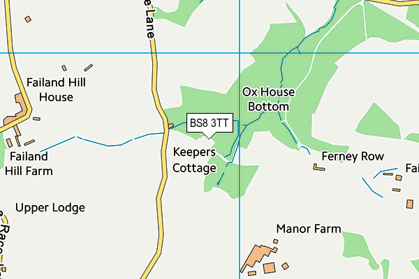 BS8 3TT map - OS VectorMap District (Ordnance Survey)