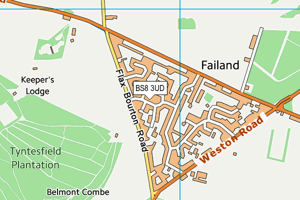 BS8 3UD map - OS VectorMap District (Ordnance Survey) BS8 3UD map - OS VectorMap District (Ordnance Survey)