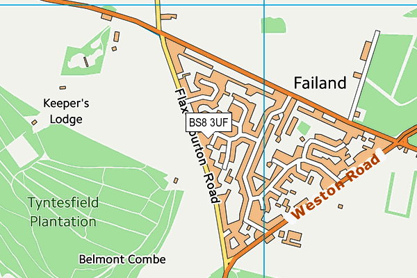 BS8 3UF map - OS VectorMap District (Ordnance Survey) BS8 3UF map - OS VectorMap District (Ordnance Survey)