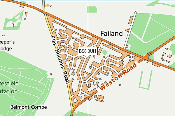 BS8 3UH map - OS VectorMap District (Ordnance Survey) BS8 3UH map - OS VectorMap District (Ordnance Survey)