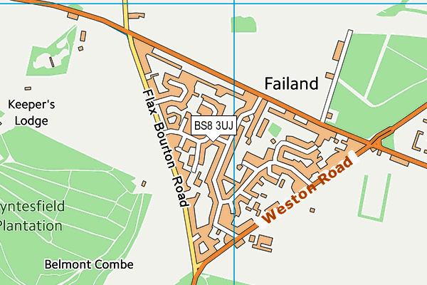 BS8 3UJ map - OS VectorMap District (Ordnance Survey) BS8 3UJ map - OS VectorMap District (Ordnance Survey)
