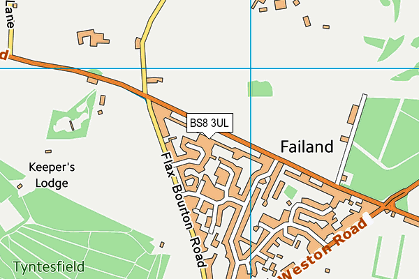BS8 3UL map - OS VectorMap District (Ordnance Survey)