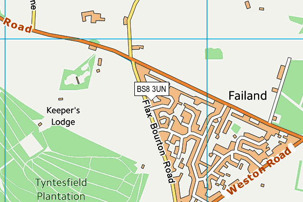 BS8 3UN map - OS VectorMap District (Ordnance Survey) BS8 3UN map - OS VectorMap District (Ordnance Survey)