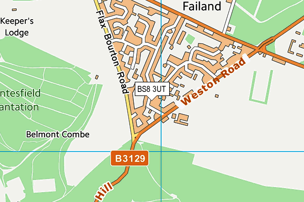 BS8 3UT map - OS VectorMap District (Ordnance Survey) BS8 3UT map - OS VectorMap District (Ordnance Survey)
