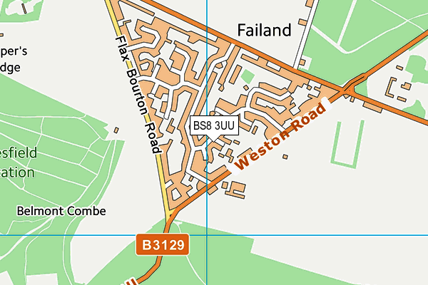 BS8 3UU map - OS VectorMap District (Ordnance Survey) BS8 3UU map - OS VectorMap District (Ordnance Survey)
