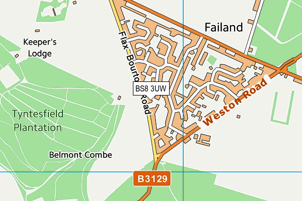 BS8 3UW map - OS VectorMap District (Ordnance Survey) BS8 3UW map - OS VectorMap District (Ordnance Survey)