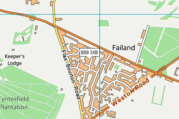 BS8 3XB map - OS VectorMap District (Ordnance Survey) BS8 3XB map - OS VectorMap District (Ordnance Survey)