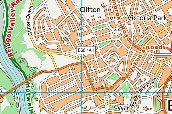 BS8 4AH map - OS VectorMap District (Ordnance Survey) BS8 4AH map - OS VectorMap District (Ordnance Survey)