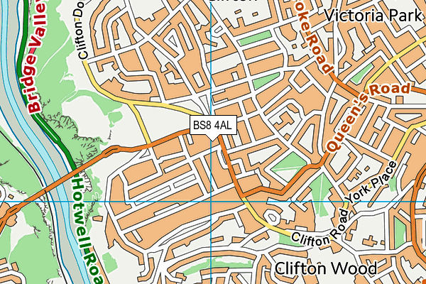 BS8 4AL map - OS VectorMap District (Ordnance Survey) BS8 4AL map - OS VectorMap District (Ordnance Survey)