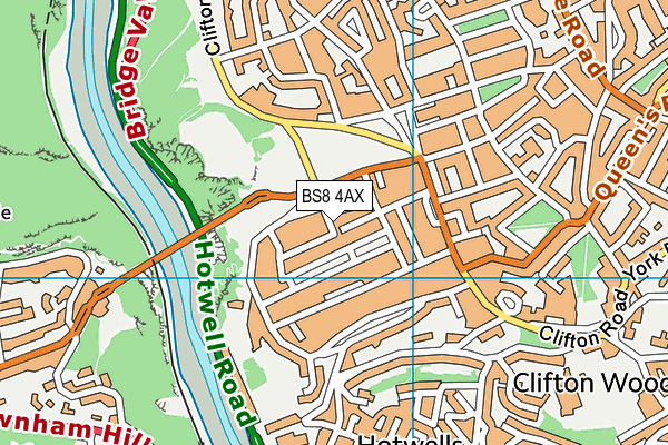 BS8 4AX map - OS VectorMap District (Ordnance Survey) BS8 4AX map - OS VectorMap District (Ordnance Survey)