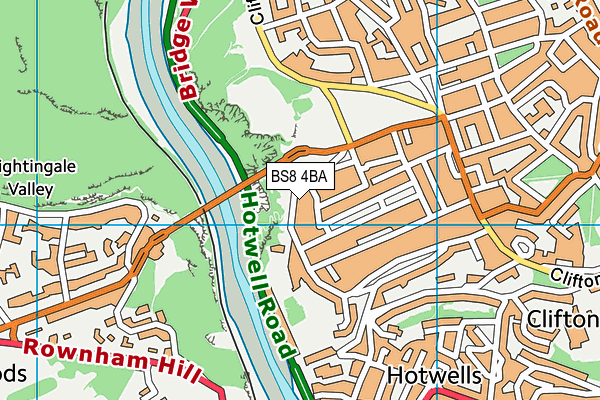 BS8 4BA map - OS VectorMap District (Ordnance Survey) BS8 4BA map - OS VectorMap District (Ordnance Survey)