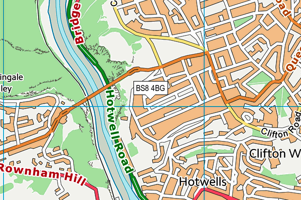 BS8 4BG map - OS VectorMap District (Ordnance Survey) BS8 4BG map - OS VectorMap District (Ordnance Survey)
