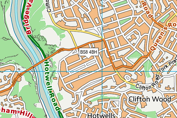 BS8 4BH map - OS VectorMap District (Ordnance Survey) BS8 4BH map - OS VectorMap District (Ordnance Survey)