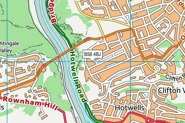 BS8 4BJ map - OS VectorMap District (Ordnance Survey) BS8 4BJ map - OS VectorMap District (Ordnance Survey)