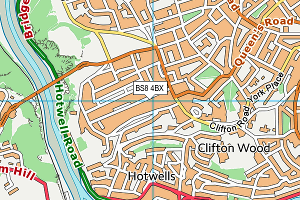 BS8 4BX map - OS VectorMap District (Ordnance Survey) BS8 4BX map - OS VectorMap District (Ordnance Survey)
