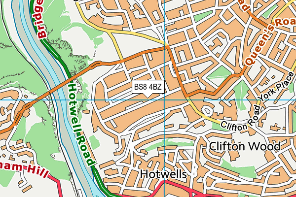BS8 4BZ map - OS VectorMap District (Ordnance Survey) BS8 4BZ map - OS VectorMap District (Ordnance Survey)