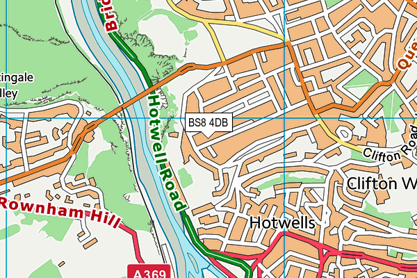 BS8 4DB map - OS VectorMap District (Ordnance Survey) BS8 4DB map - OS VectorMap District (Ordnance Survey)