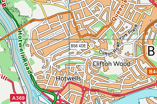 BS8 4DE map - OS VectorMap District (Ordnance Survey) BS8 4DE map - OS VectorMap District (Ordnance Survey)