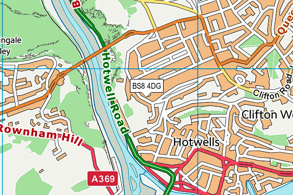 BS8 4DG map - OS VectorMap District (Ordnance Survey) BS8 4DG map - OS VectorMap District (Ordnance Survey)