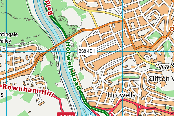 BS8 4DH map - OS VectorMap District (Ordnance Survey) BS8 4DH map - OS VectorMap District (Ordnance Survey)