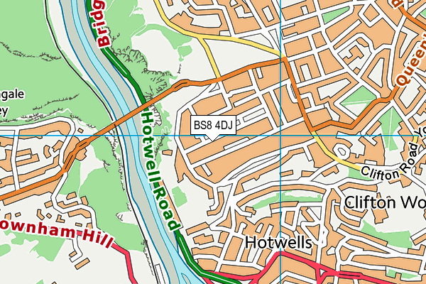 BS8 4DJ map - OS VectorMap District (Ordnance Survey) BS8 4DJ map - OS VectorMap District (Ordnance Survey)
