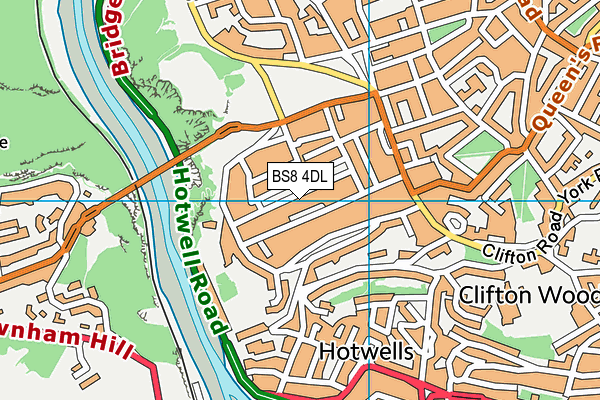 BS8 4DL map - OS VectorMap District (Ordnance Survey) BS8 4DL map - OS VectorMap District (Ordnance Survey)