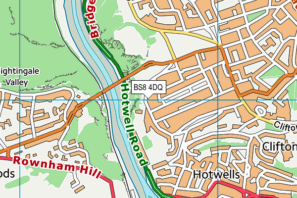 BS8 4DQ map - OS VectorMap District (Ordnance Survey) BS8 4DQ map - OS VectorMap District (Ordnance Survey)