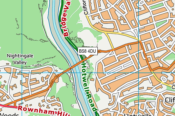 BS8 4DU map - OS VectorMap District (Ordnance Survey) BS8 4DU map - OS VectorMap District (Ordnance Survey)
