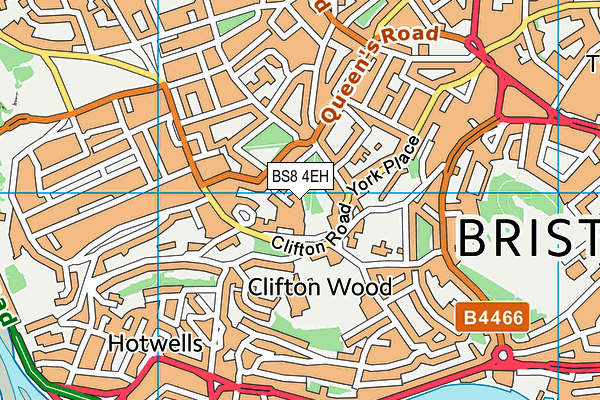 BS8 4EH map - OS VectorMap District (Ordnance Survey) BS8 4EH map - OS VectorMap District (Ordnance Survey)