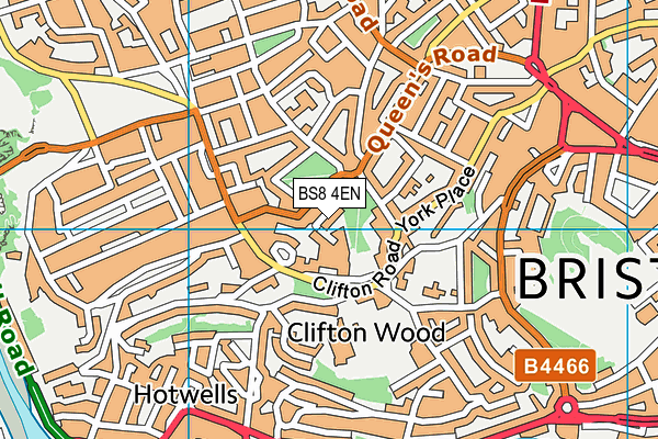 BS8 4EN map - OS VectorMap District (Ordnance Survey) BS8 4EN map - OS VectorMap District (Ordnance Survey)