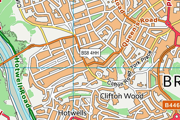 BS8 4HH map - OS VectorMap District (Ordnance Survey) BS8 4HH map - OS VectorMap District (Ordnance Survey)